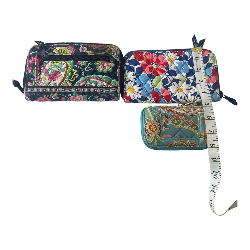 Lot Of 3 Vera Bradley Wallets Used Bohemian Colorful - Picture 6 of 6